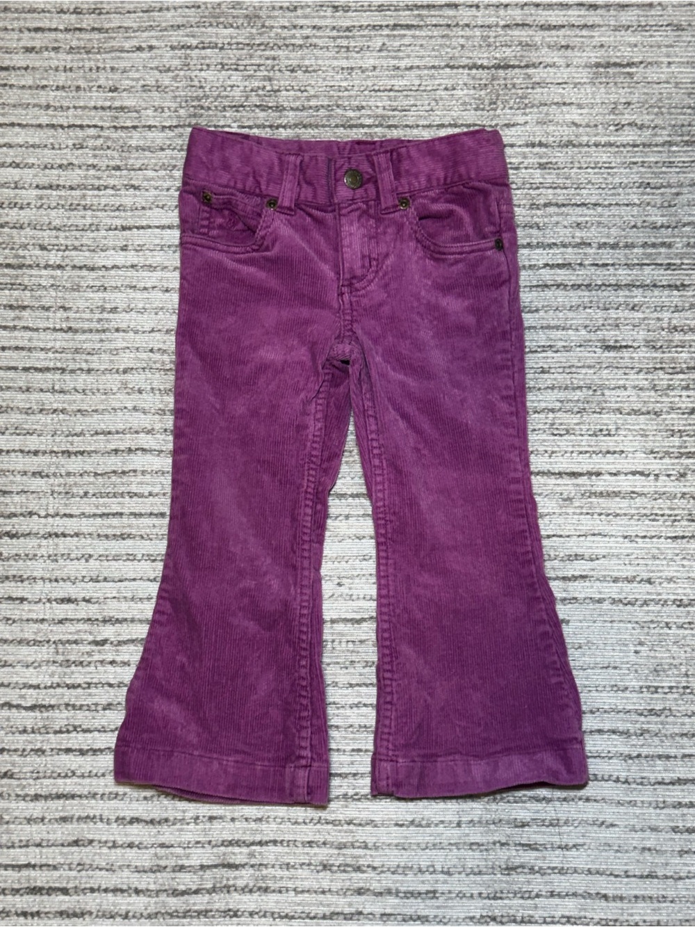 Ralph Lauren Purple Corduroy Flare Pants Size 3T
